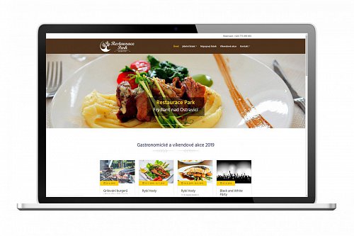 Vytvoření webových stránek pro restauraci