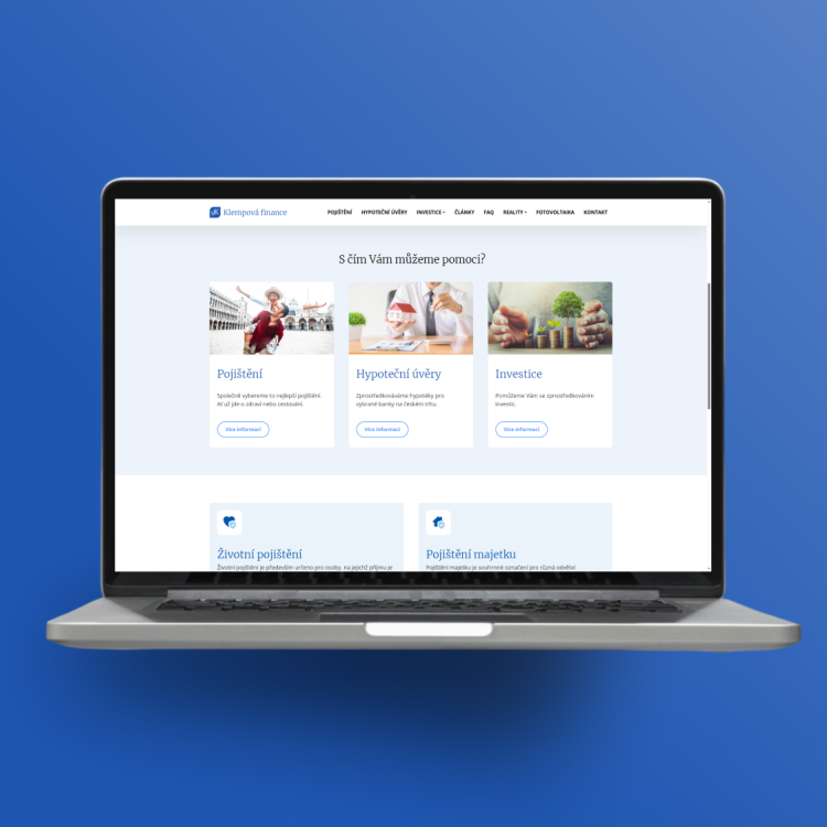 Tvorba webových stránek pro finanční poradce - Frýdek-Místek