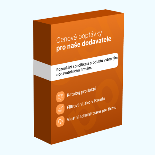 Online software pro cenové poptávky pro naše dodavatele