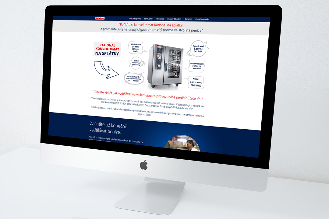 Tvorba webových stránek webová vizitka - onepage web